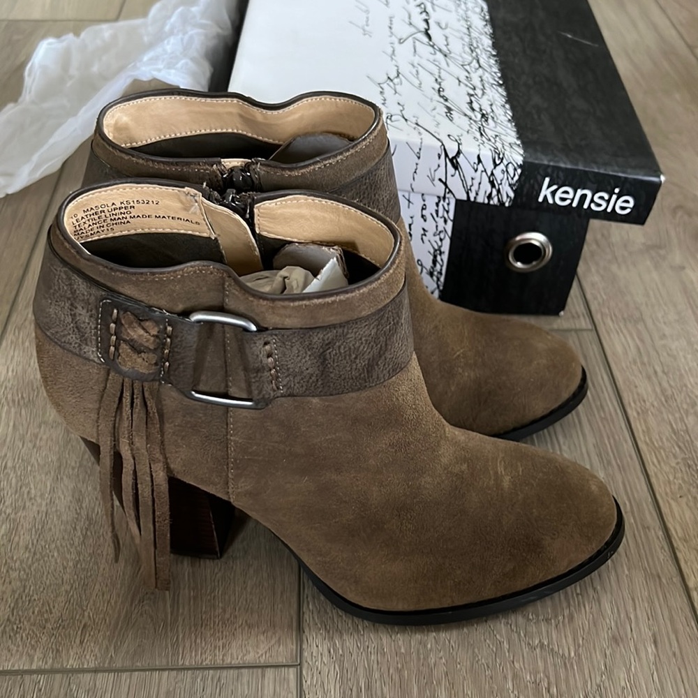 Kenzie Masola Bootie Olive Size 10